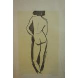 After Amedeo Modgiliani (Italian 1884-1920), Female Nude, lithograph.