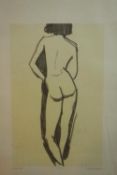 After Amedeo Modgiliani (Italian 1884-1920), Female Nude, lithograph.