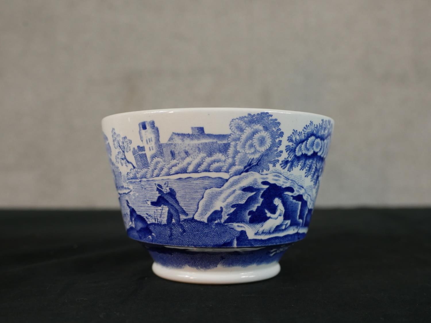 A Copeland Spode Italian pattern coffee set, blue and white transfer printed, including a coffee - Image 5 of 8