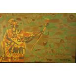 Seyni Diagne Diop, ‘Spirit Man', acrylic on canvas, signed S.D. Diop. H.60 W.90cm.
