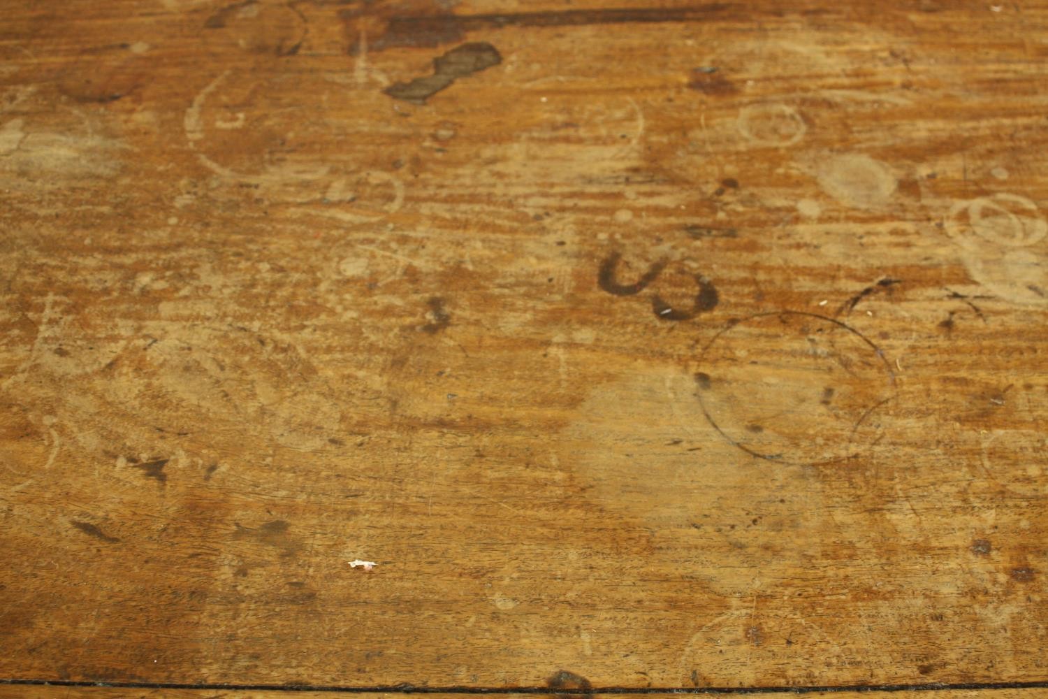 An early 20th century far Eastern hardwood, possibly Narra wood (amboyna) desk, with two carved - Image 8 of 8