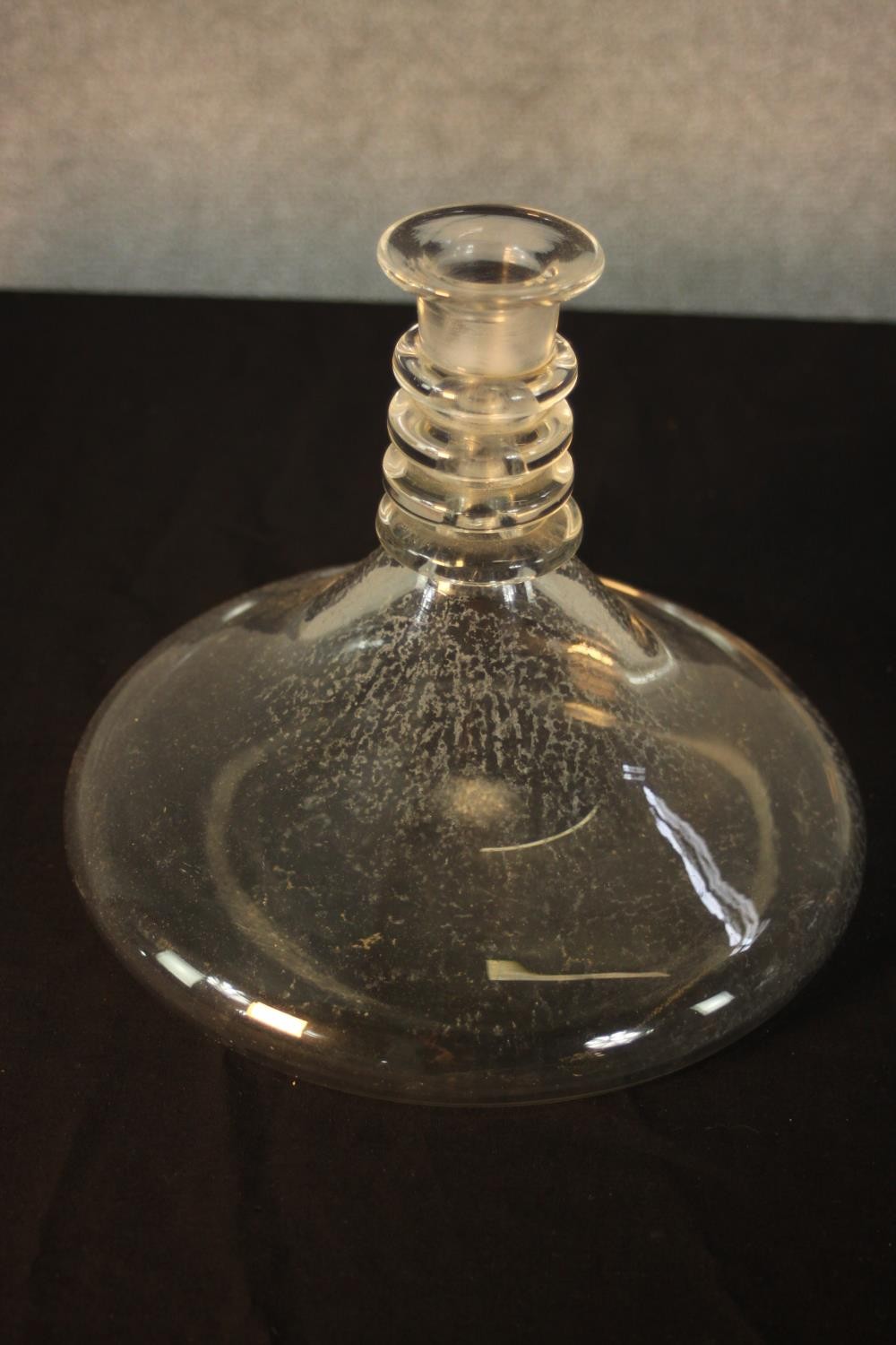 Four 19th century hand cut glass decanters of various forms. (no stoppers) H.23 Dia.15cm. (largest) - Image 4 of 6