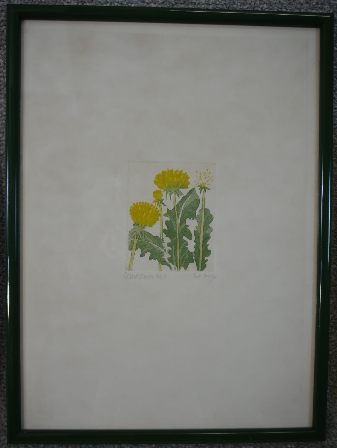 Three framed and glazed signed engravings of flowers and landscapes. 'Return to the Land' by Chris - Image 5 of 10