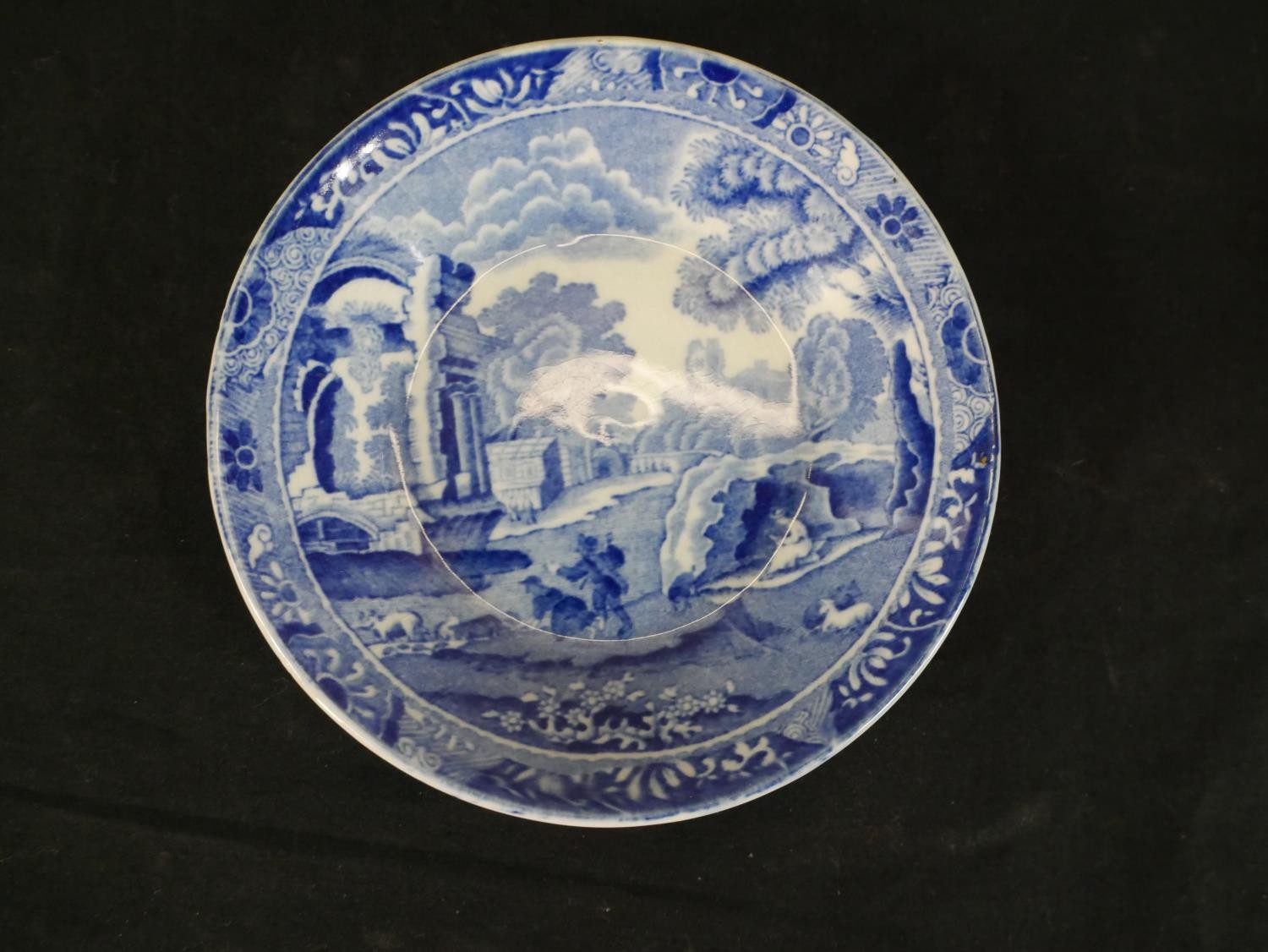 A Copeland Spode Italian pattern coffee set, blue and white transfer printed, including a coffee - Image 6 of 8