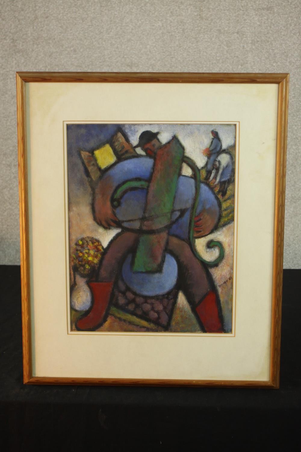 Jiri Borsky (b.1945), Hand Pump, signed, bearing label verso. H.59 W.48cm. - Image 2 of 5