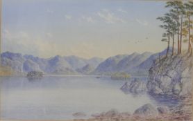 William Taylor Longmire (1841-1914), Derwentwater from Friar's Crag, Looking to the Borrowdale