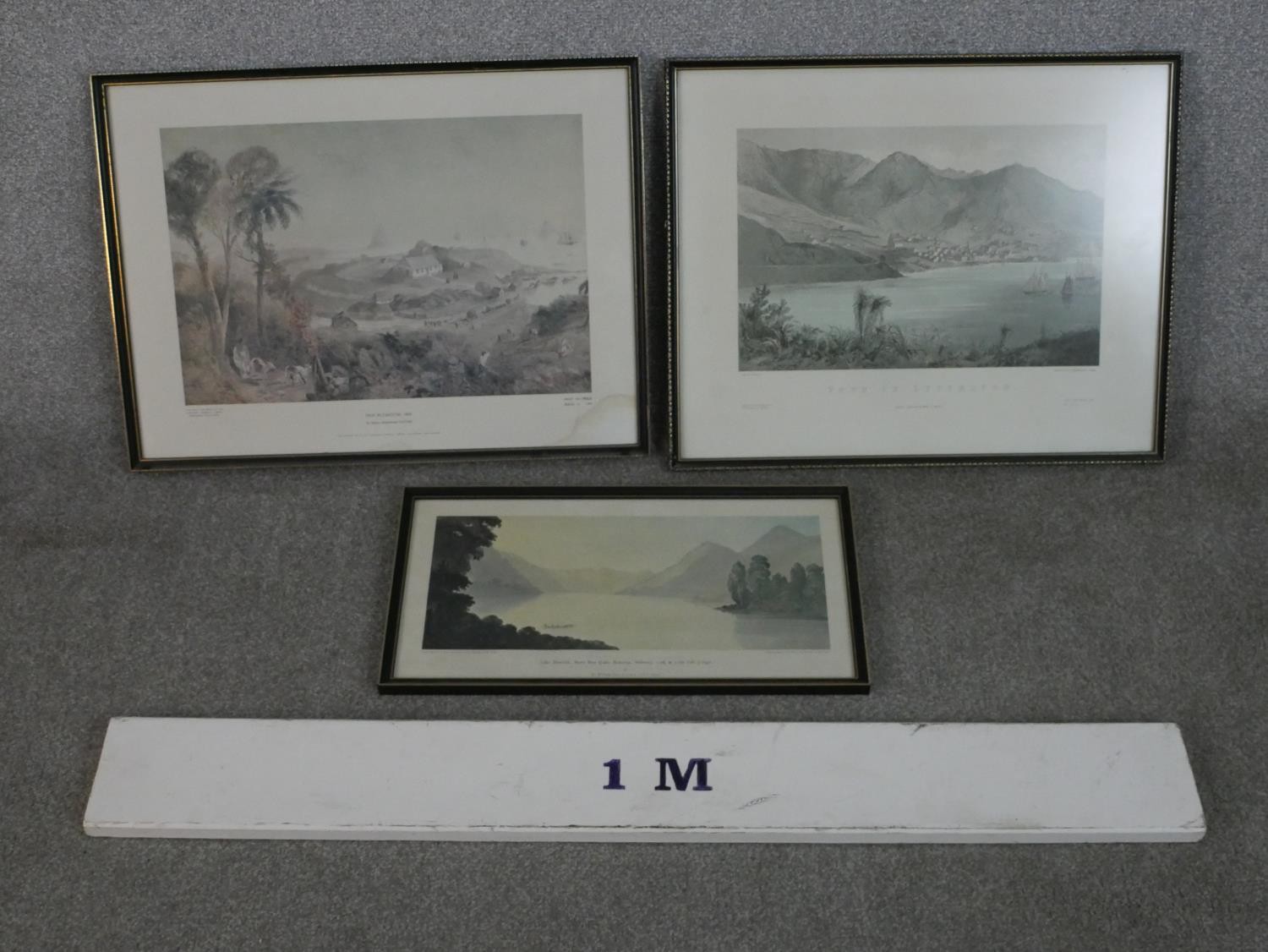 Three framed and glazed prints of well known landscape watercolours, one by Maplestone and the other - Image 2 of 8