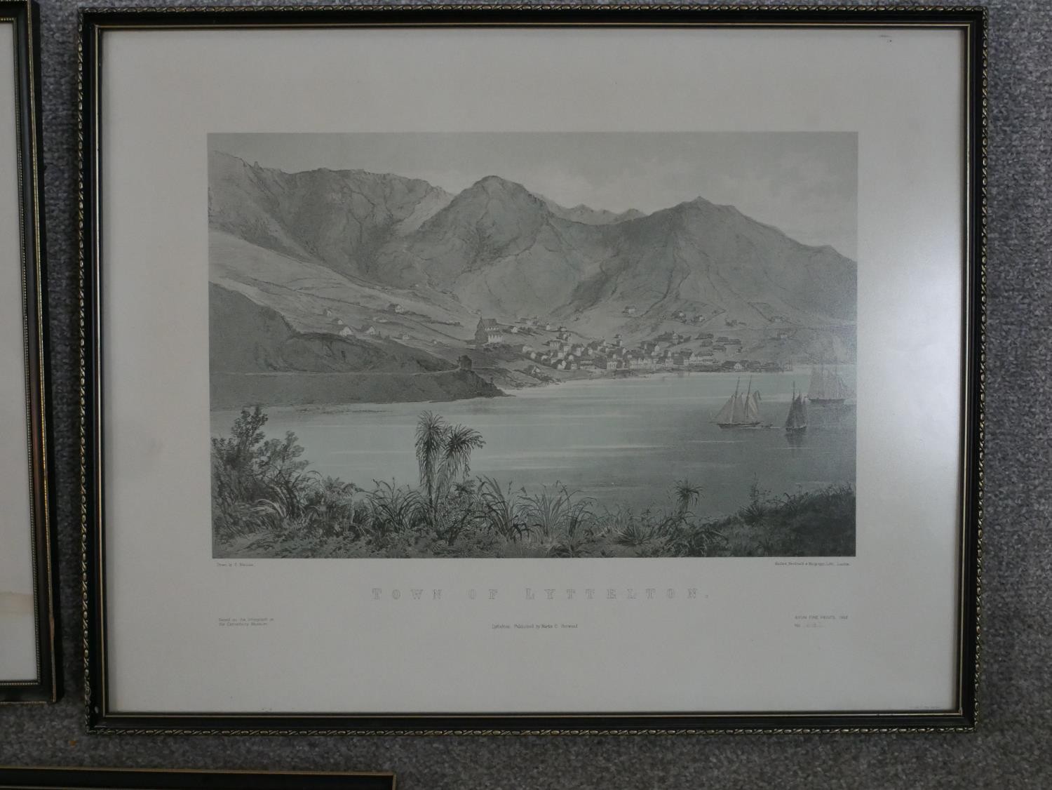 Three framed and glazed prints of well known landscape watercolours, one by Maplestone and the other - Image 4 of 8