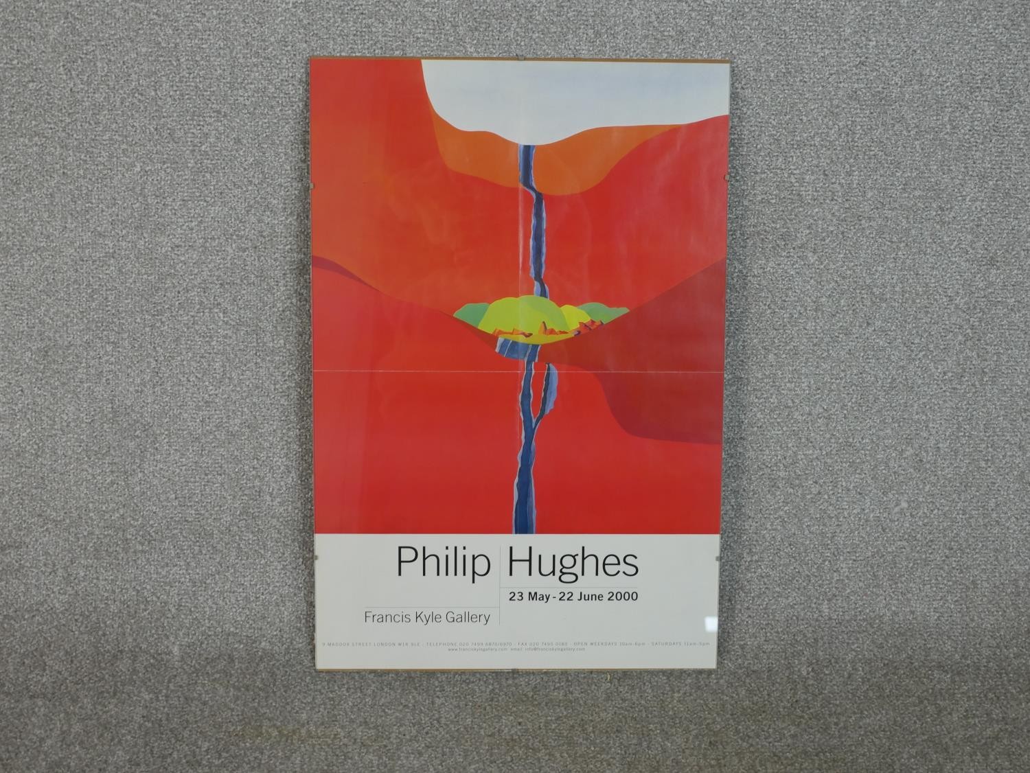 A 2000 Philip Hughes Francis Kyle Gallery 2000 poster. H.60 W.40cm - Image 2 of 3