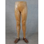 A vintage set of mannequin legs from the waist down. H.109 W.38cm
