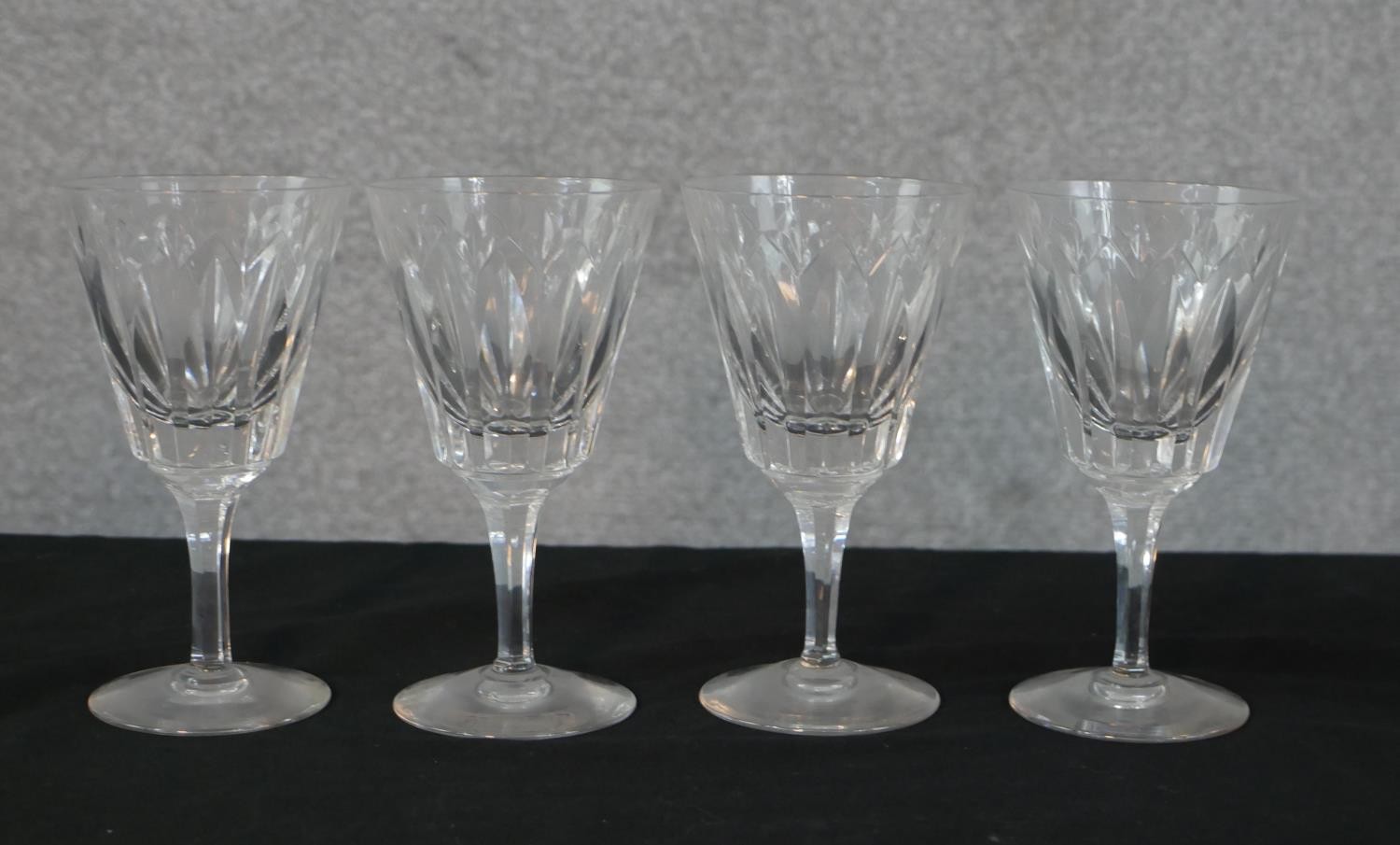 A collection of eighteen Stuart cut crystal glasses, including a set of four whisky tumblers and - Image 4 of 7