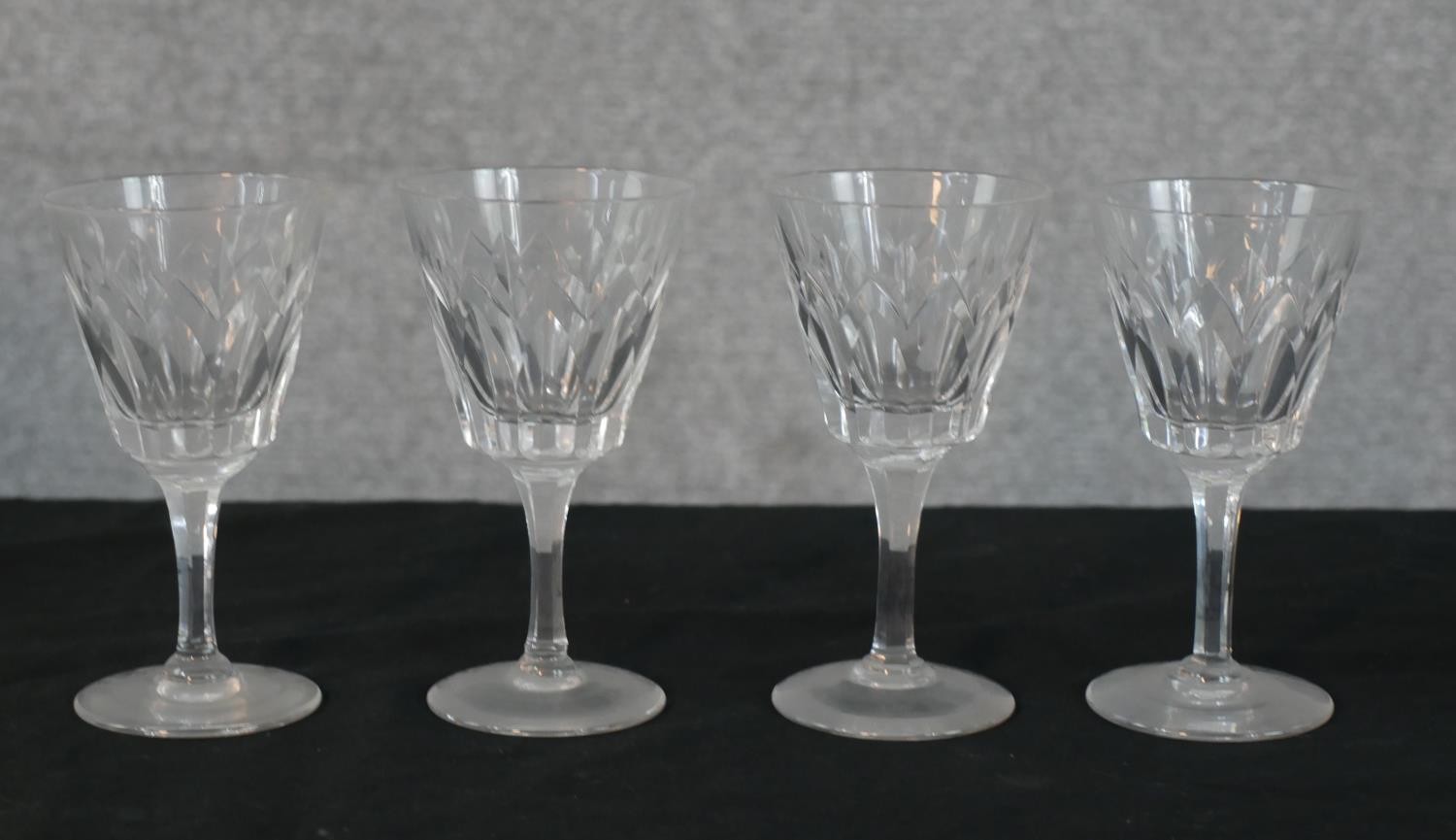 A collection of eighteen Stuart cut crystal glasses, including a set of four whisky tumblers and - Image 5 of 7