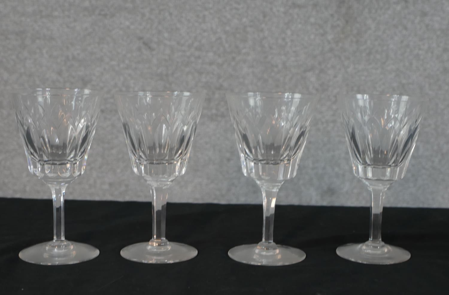 A collection of eighteen Stuart cut crystal glasses, including a set of four whisky tumblers and - Image 3 of 7