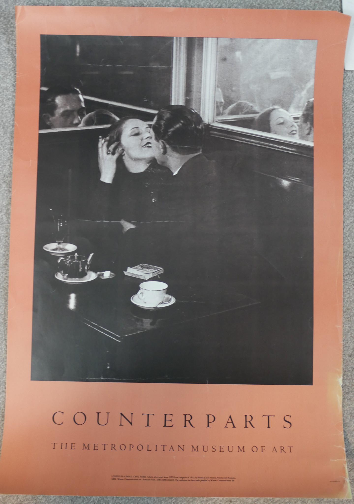 Seven vintage large colour exhibition posters, including Matisse, Monet and Counterparts at the - Image 4 of 9