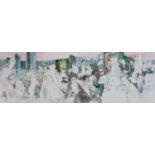 LeRoy Neiman (American 1921-2012), Polo Lounge, Lithograph. H.52 W.106cm