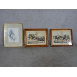 After Henry Thomas Alken (1785 - 1851), a pair of 19th century hand coloured engravings of horse