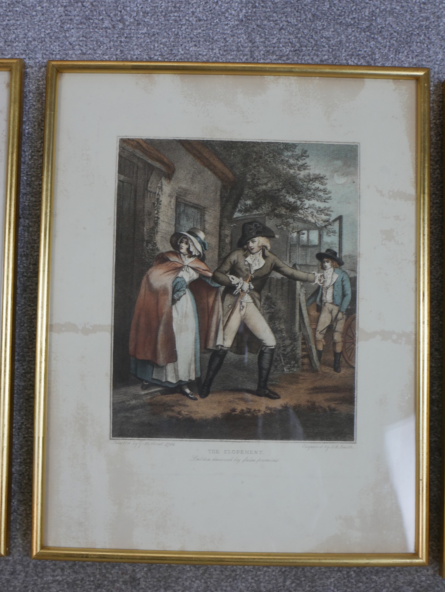 After John Raphael Smith (1752 - 1812); a set of six framed Six Georgian prints engraved by J. R. - Image 7 of 8