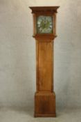 A 17th century John Alyward of Guildford walnut cased longcase clock the brass dial with black Roman