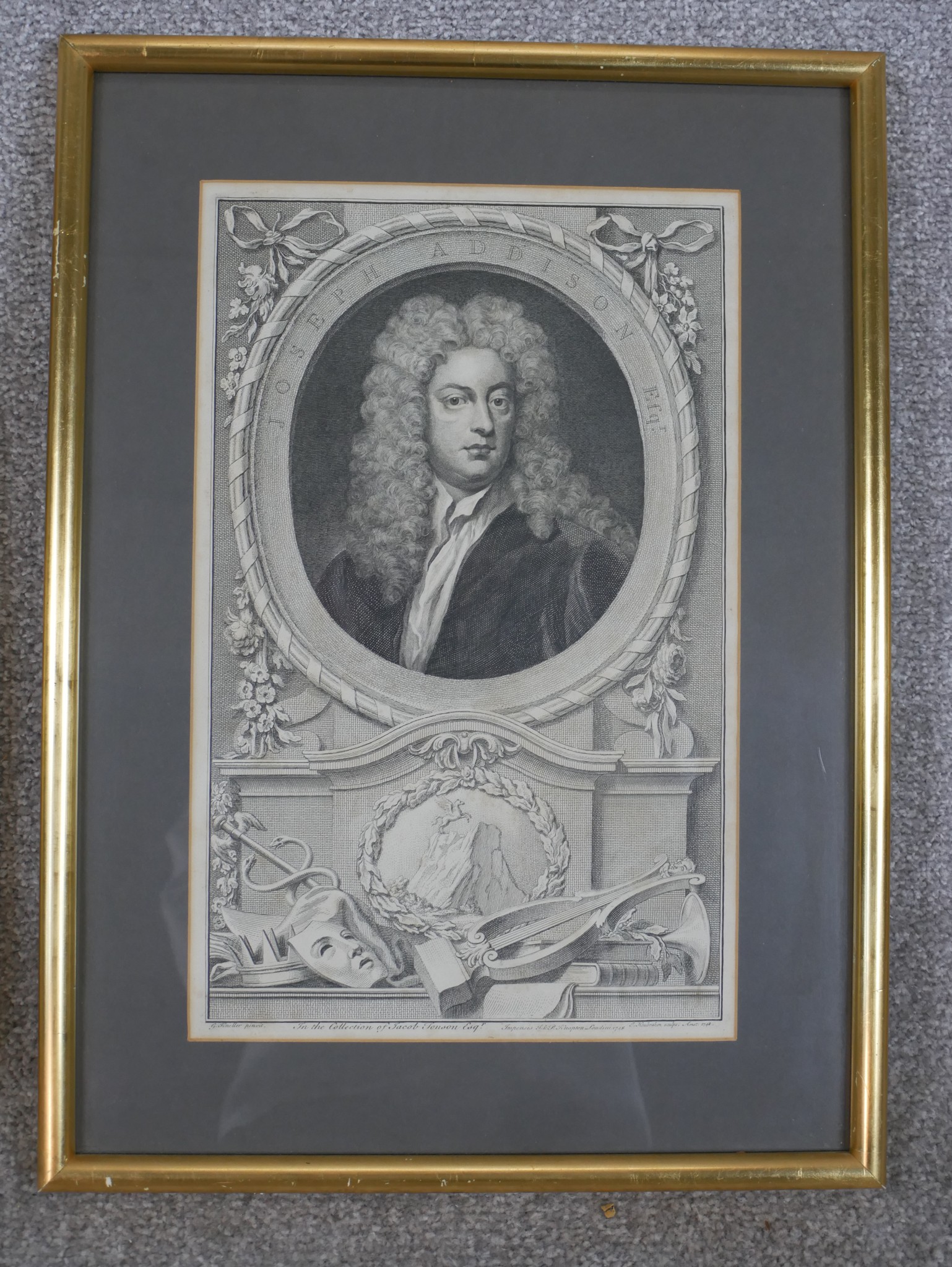 A set of five 18th / 19th century prints of male figures comprising Henry Howard Earl of Surrey, - Image 7 of 12
