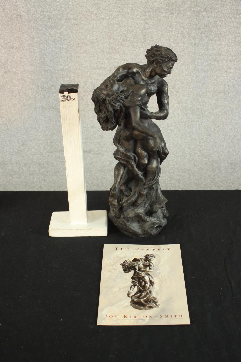 Joy Kirton-Smith (Contemporary) Tempest, a limited edition resin sculpture of a couple embracing, - Image 2 of 12