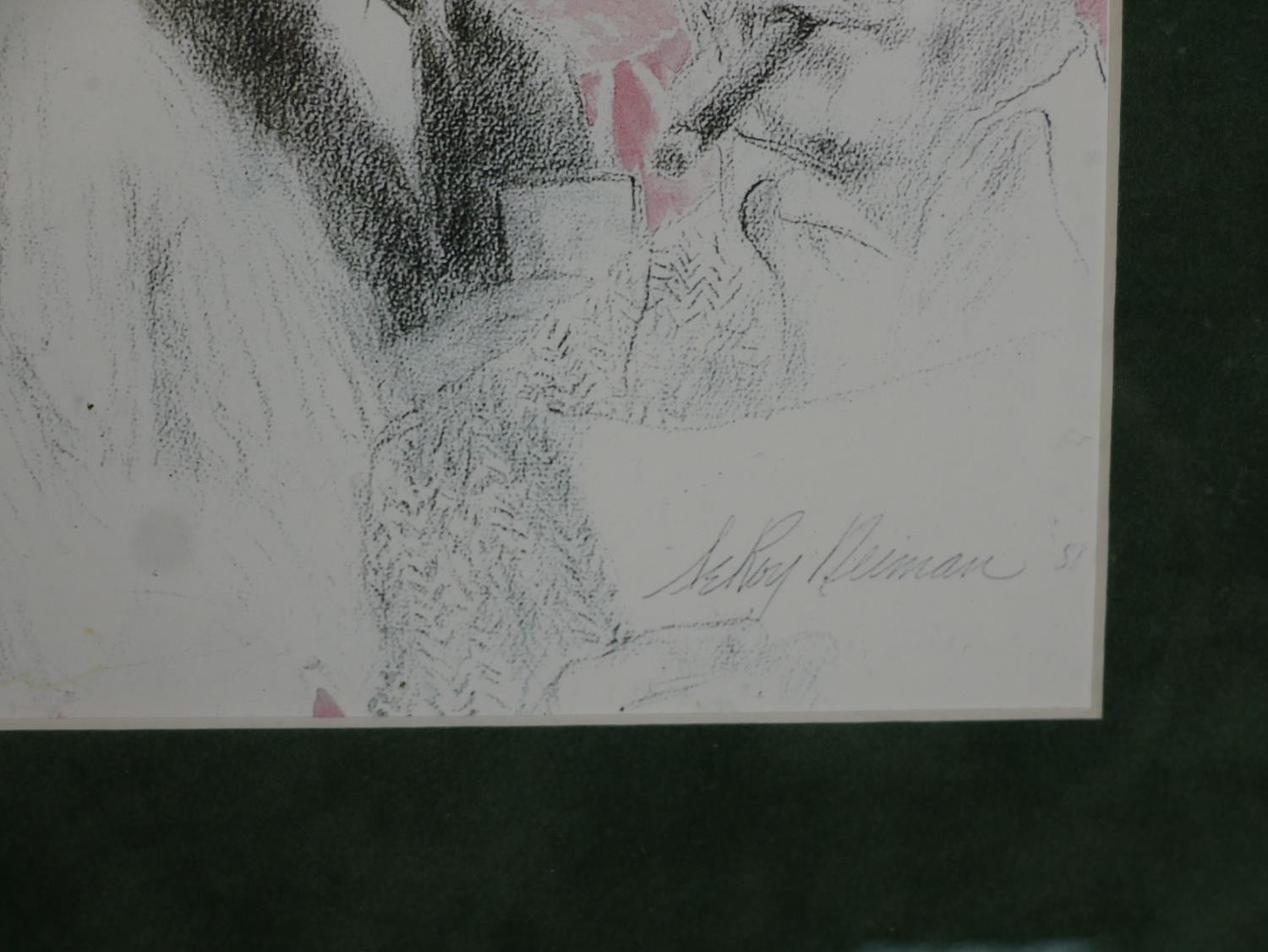 LeRoy Neiman (1921-2012, American), Polo Lounge, lithograph on paper. H.52 W.106cm - Image 6 of 7