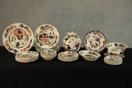 A large quantity of Mason's 'Mandalay' pattern dinnerwares to include plates, bowls and a large