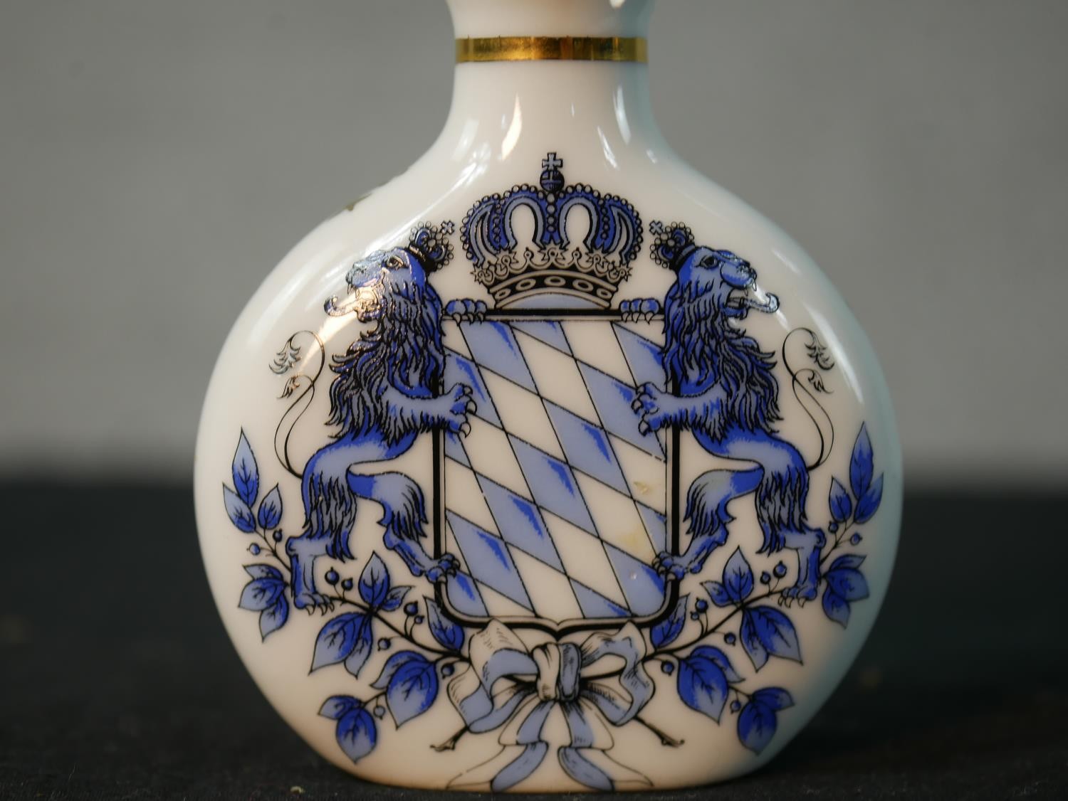 Three etched bone Chinese snuff bottles along with a Bavarian printed ceramic snuff bottle with - Image 7 of 10