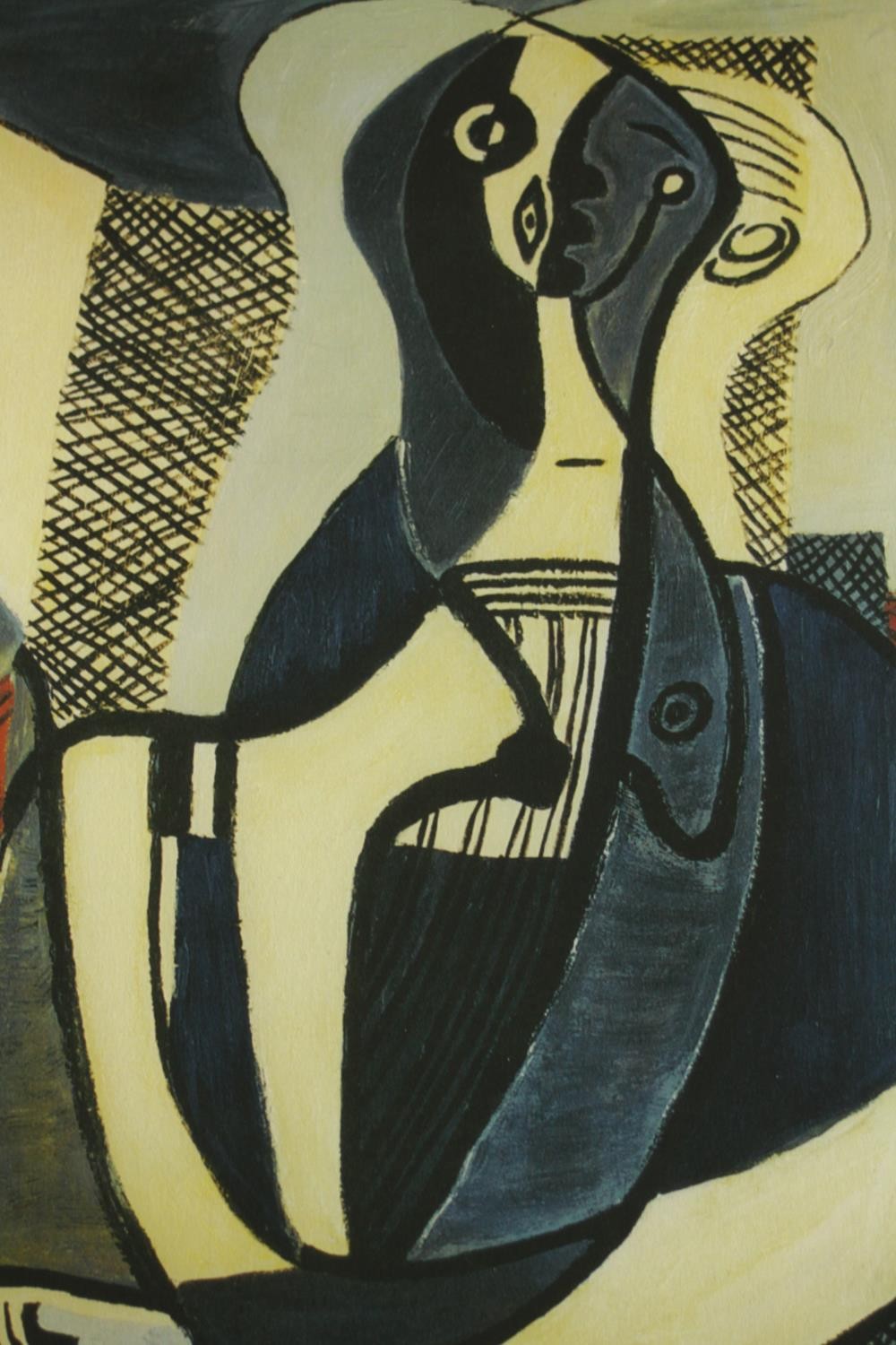 After Pablo Picasso (1881-1973, Spanish), Seated Woman, a coloured limited Collection Domaine