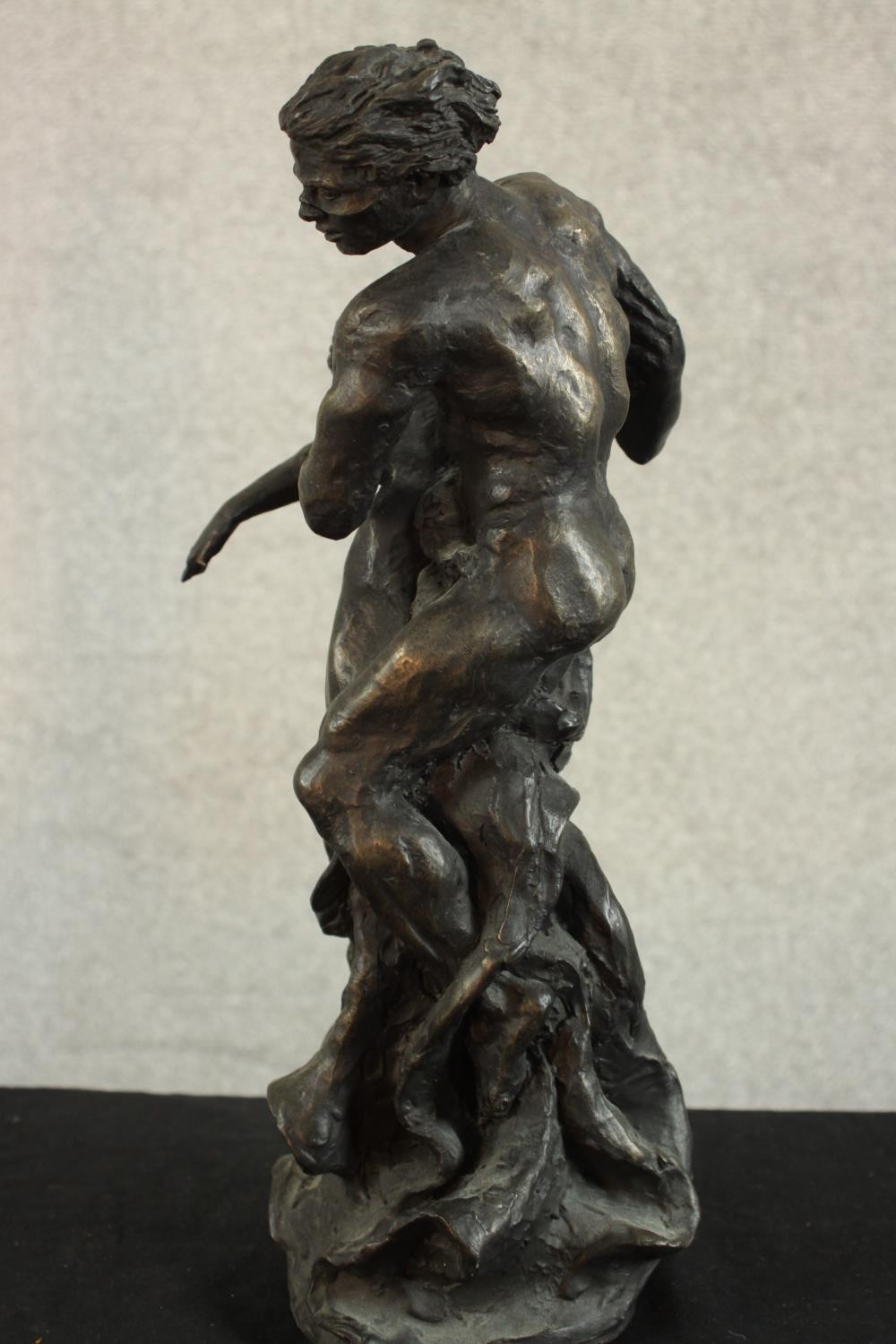 Joy Kirton-Smith (Contemporary) Tempest, a limited edition resin sculpture of a couple embracing, - Image 5 of 12