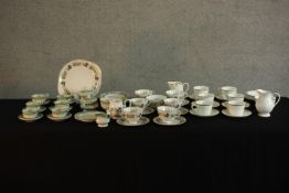 A Royal Doulton Revanna part dinner/teaset, together with two other part teasets, one with a