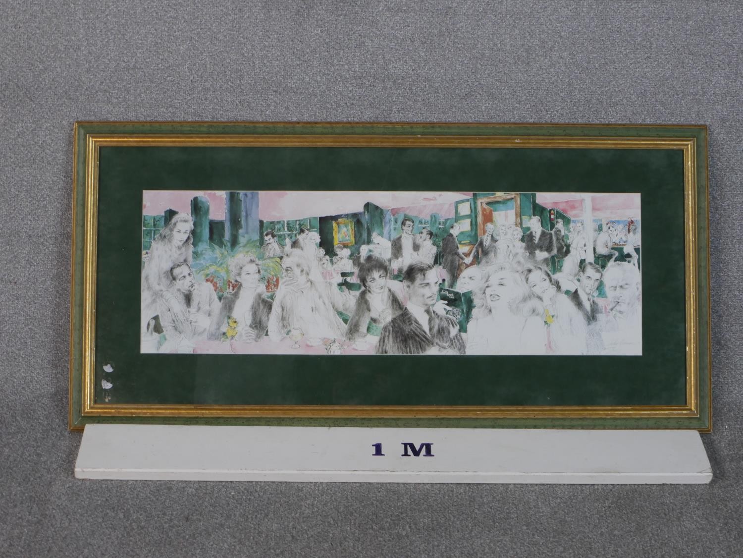 LeRoy Neiman (1921-2012, American), Polo Lounge, lithograph on paper. H.52 W.106cm - Image 3 of 7