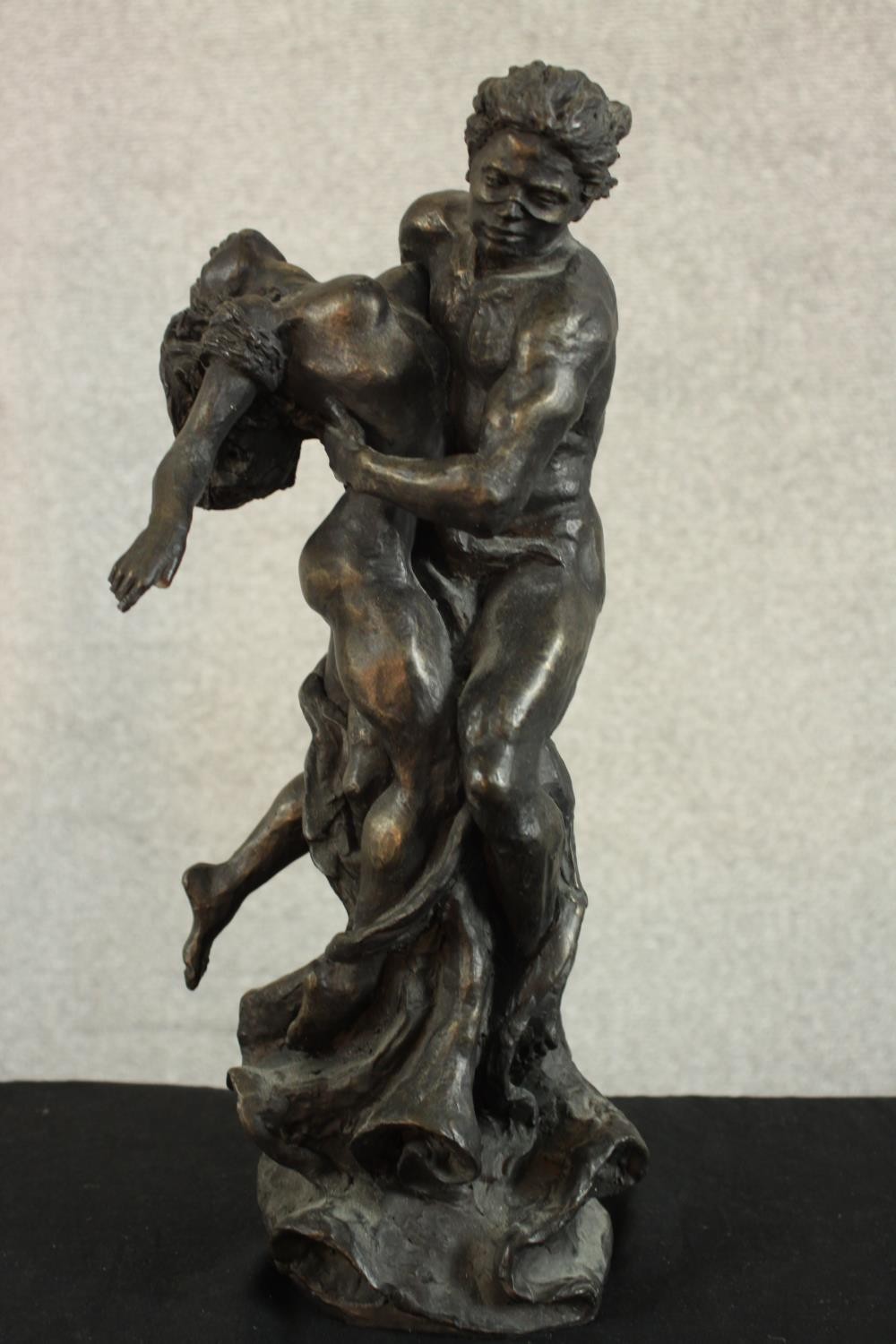 Joy Kirton-Smith (Contemporary) Tempest, a limited edition resin sculpture of a couple embracing, - Image 4 of 12