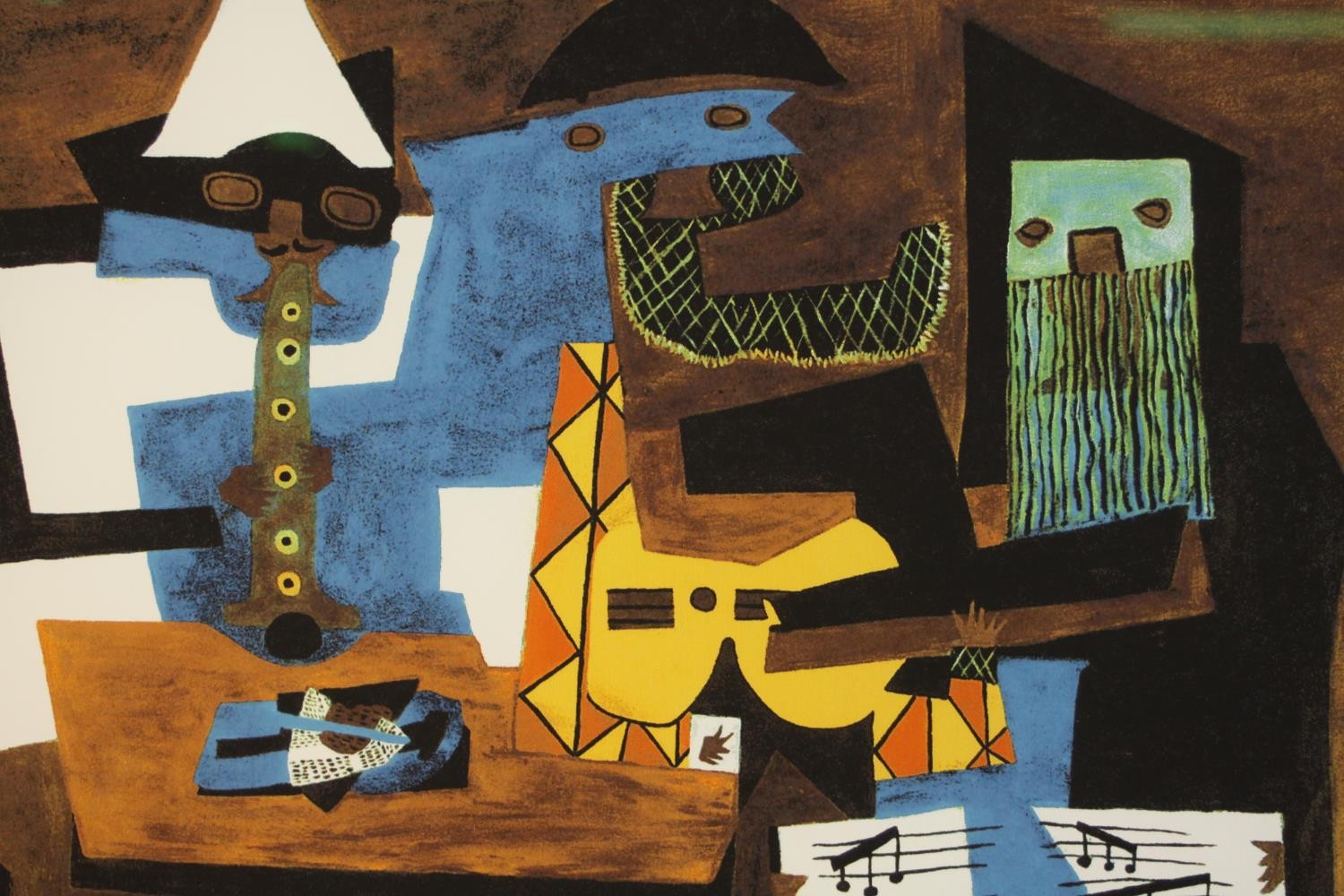 After Pablo Picasso (1881-1973), Three Musicians, a coloured limited Collection Domaine edition
