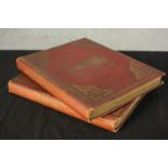 E. O. Morris, Picturesque Views of Seats of Noblemen & Gentlemen, two clothbound volumes with gilt