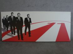 Liam, Reservoir Dogs, a contemporary limited edition oil on canvas depicting characters from the