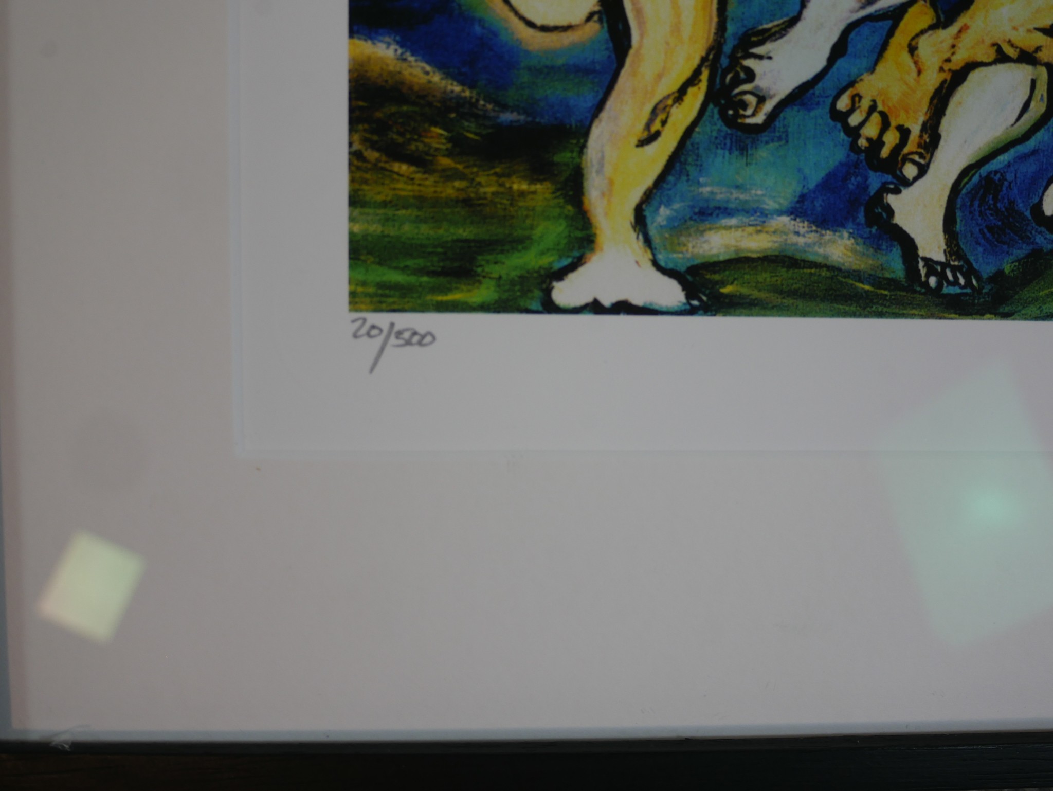 After Pablo Picasso (1881-1973), Silenus Dancing in Company, a coloured limited Collection Domaine - Image 4 of 5
