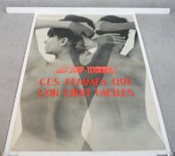 An original film poster for the 1963 film Les Strip-Teaseuses ou ces Femmes que l'on Croit