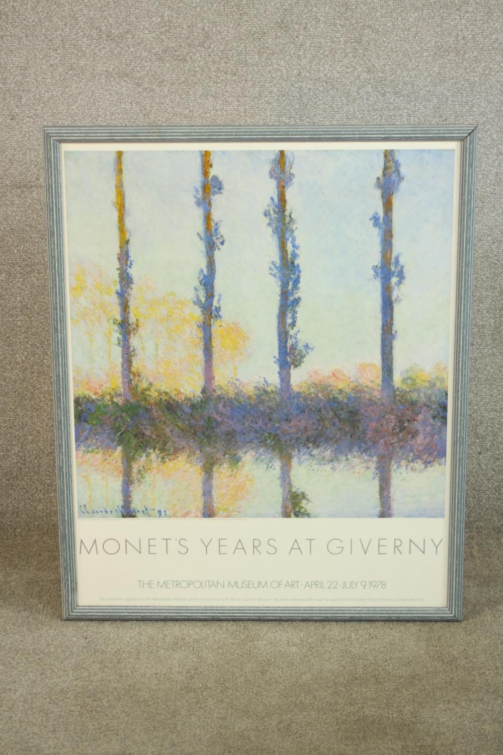 Monet's Years at Giverny, a mid 20th century exhibition poster from the Metropolitan Museum of Art - Image 2 of 6