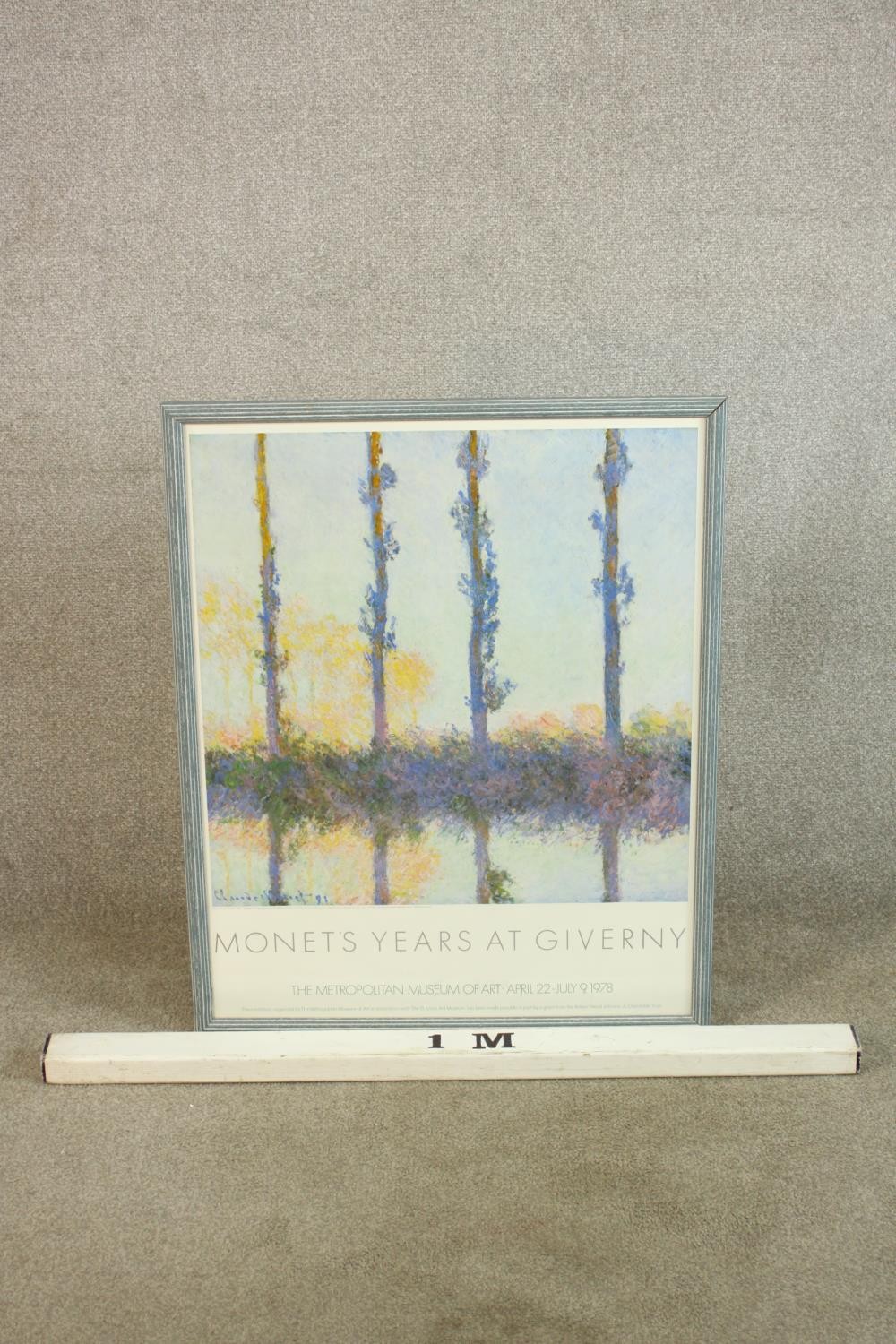 Monet's Years at Giverny, a mid 20th century exhibition poster from the Metropolitan Museum of Art - Image 3 of 6