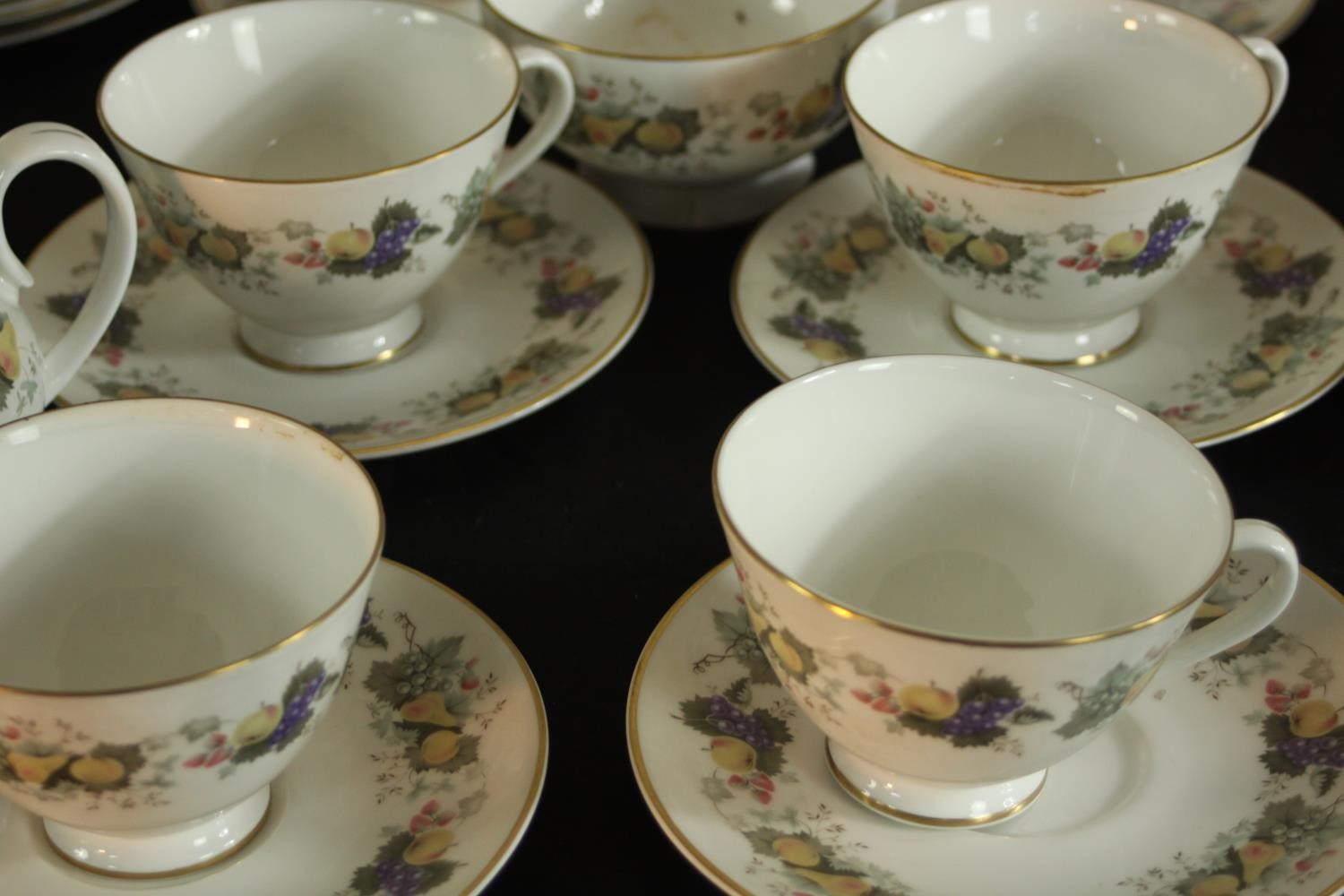 A Royal Doulton Revanna part dinner/tea set, together with two other part tea sets, one with a - Image 5 of 8