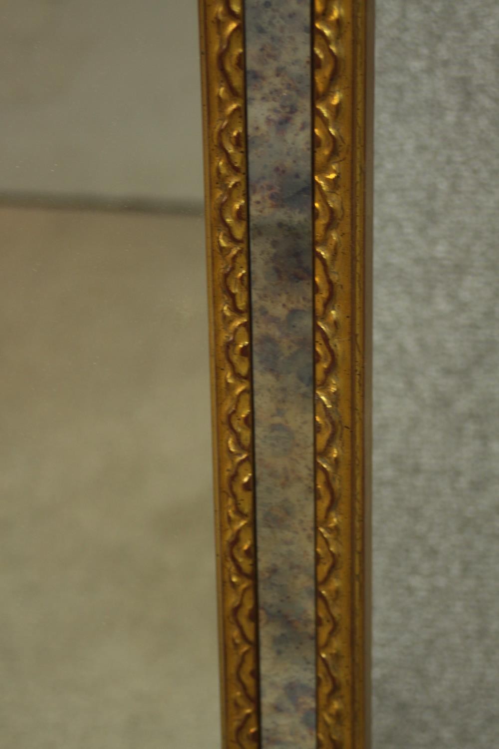 A 19th century, possibly Italian gilt framed rectangular pier mirror. H.91 W.65cm. - Image 7 of 8