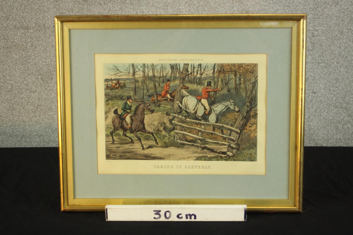 Henry Thomas Alken (1785-1851, British) Hunting Incidents - Taking it Cleverly, fox hunting - Image 3 of 5