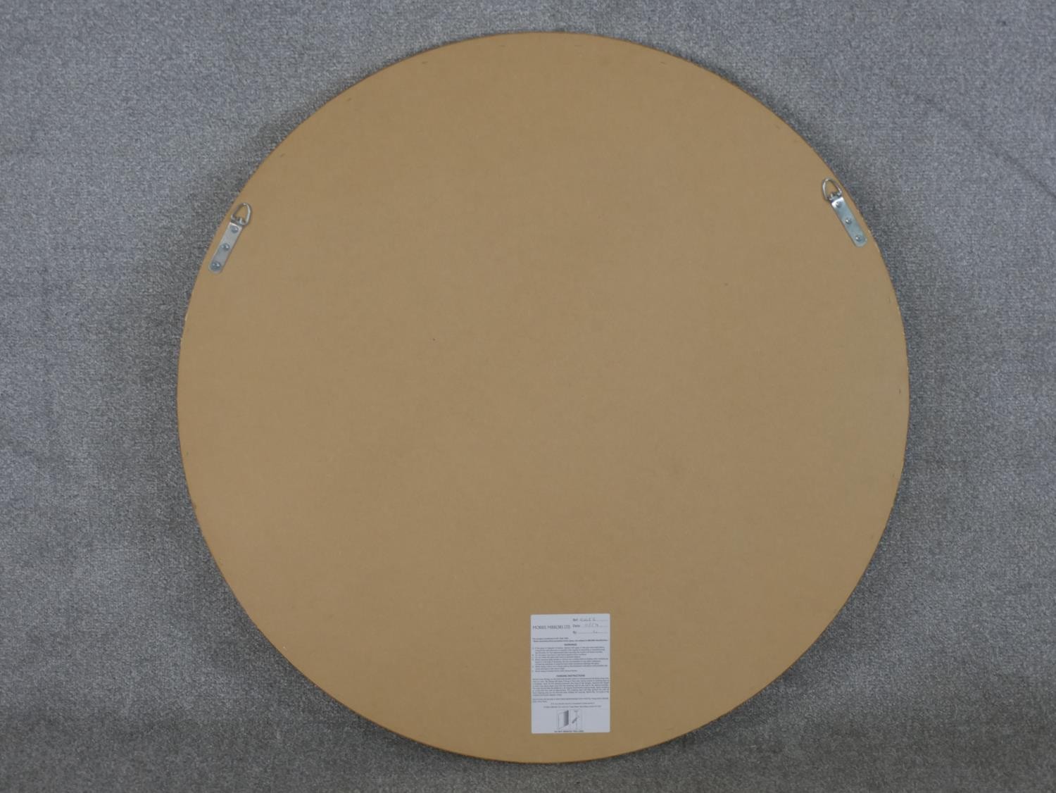 A late 20th century gilt painted circular wall mirror. Dia.91cm. - Image 4 of 4