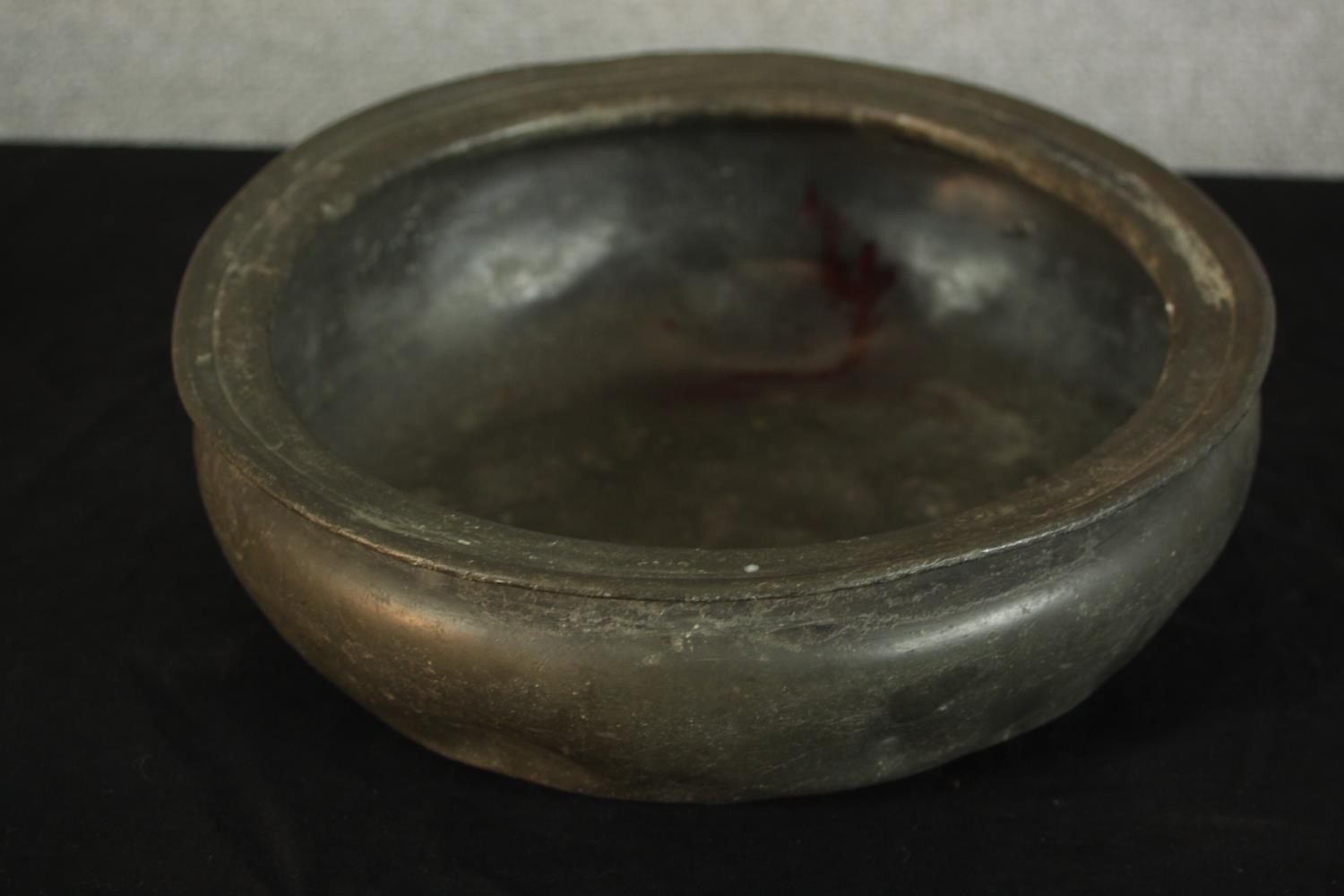 Assortment of various pewter to include candlestick, trinket dishes, bowl and other items. H.8 W. - Image 12 of 12