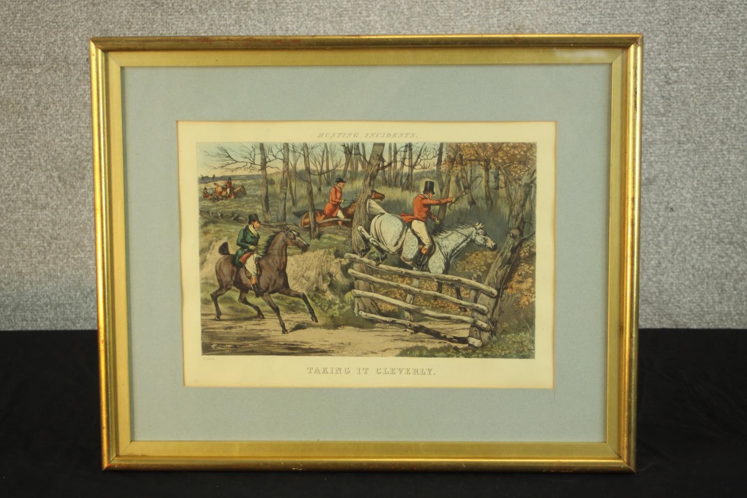 Henry Thomas Alken (1785-1851, British) Hunting Incidents - Taking it Cleverly, fox hunting - Image 2 of 5