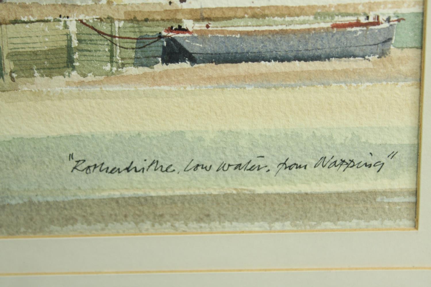 Aston Canell (1927-1994) A Break in the Cloud, sun over the River Thames, watercolour on paper, - Image 7 of 10