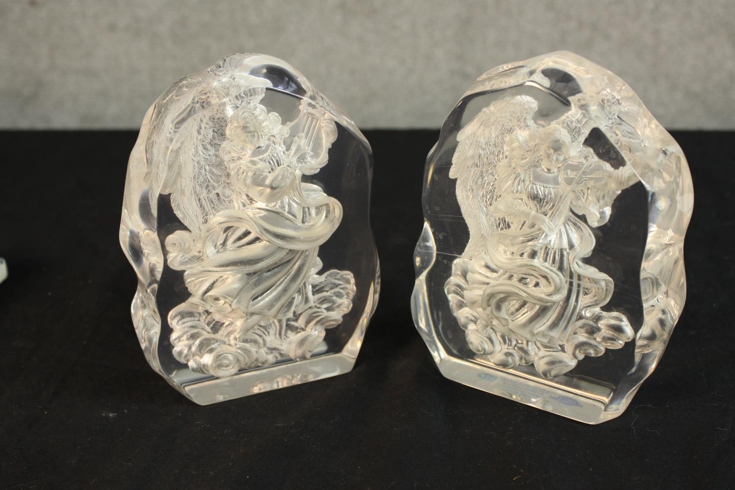 A pair of limited edition Bradford Exchange Crystal Heavens modernist sculptures, Symphony of - Image 8 of 12