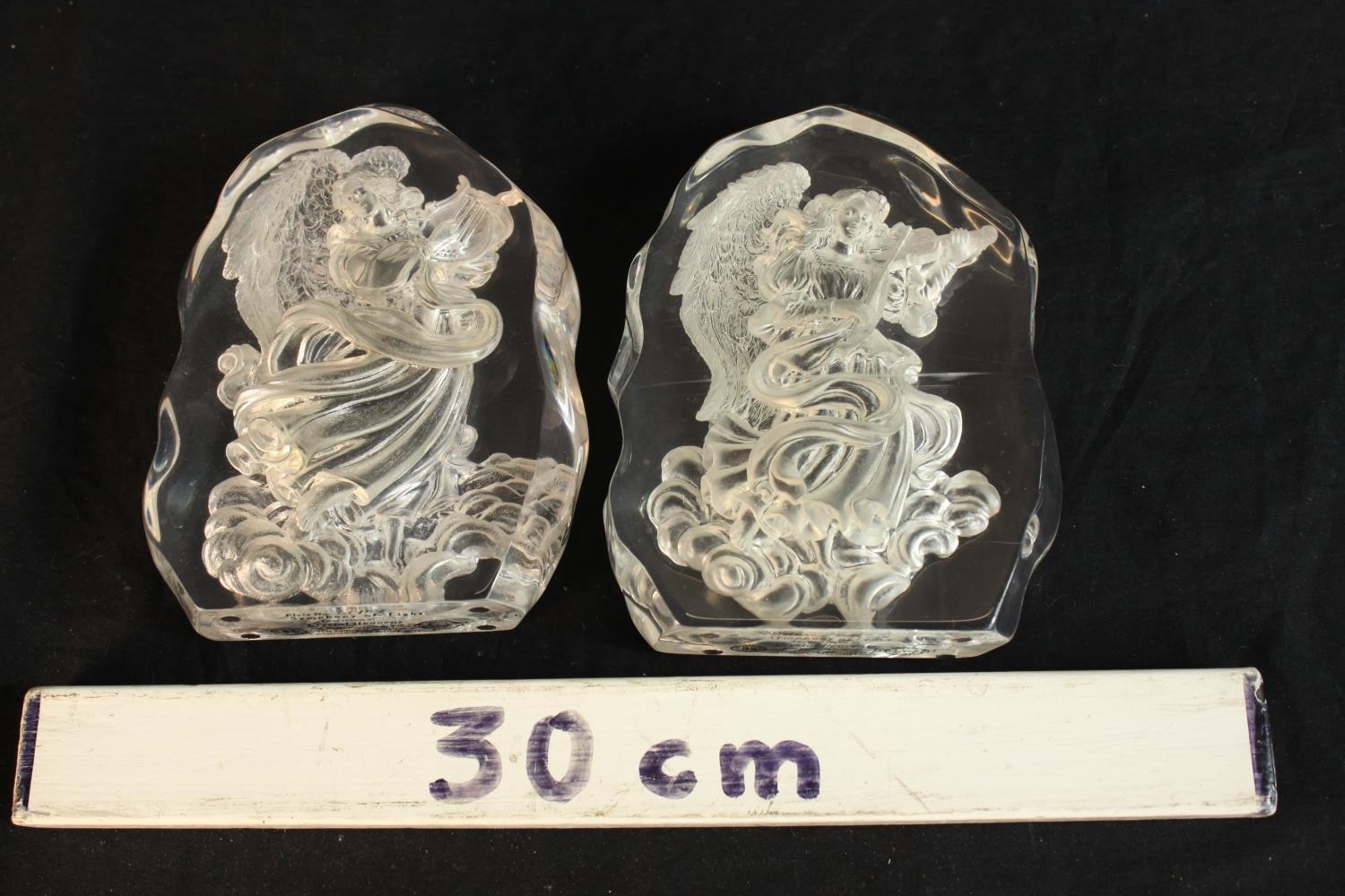 A pair of limited edition Bradford Exchange Crystal Heavens modernist sculptures, Symphony of - Image 2 of 12