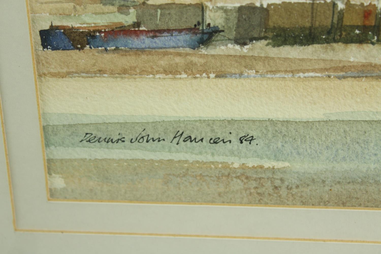 Aston Canell (1927-1994) A Break in the Cloud, sun over the River Thames, watercolour on paper, - Image 6 of 10