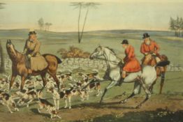 Henry Thomas Alken (1785-1851, English), Hunting Incidents Going to Cover, fox hunting related